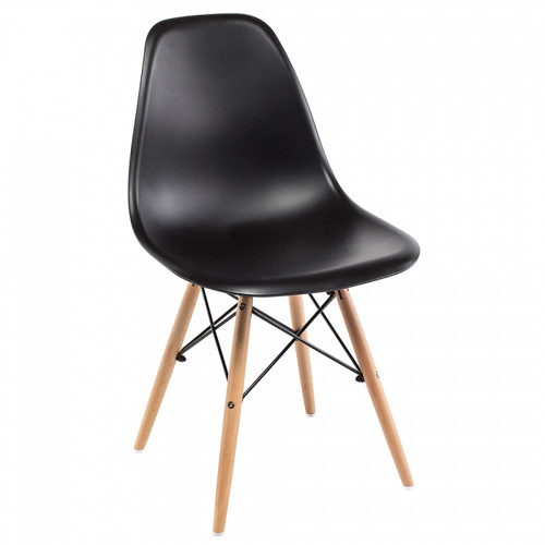 стул деревянный eames pc-015 black в Рязани