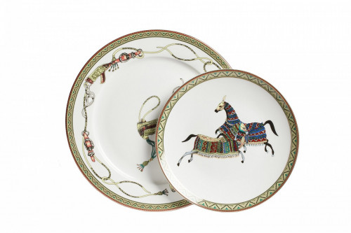 комплект тарелок antique (светлая) в Рязани