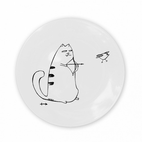 тарелка кот-стрелец в Рязани