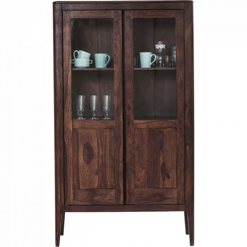 шкаф-витрина brooklyn walnut коричневый 100x40 в Рязани
