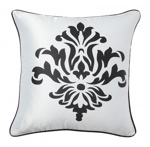 подушка с геральдическими лилиями fleur de lys ii white в Рязани