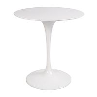 стол eero saarinen style tulip table top mdf d70 глянцевый белый в Рязани