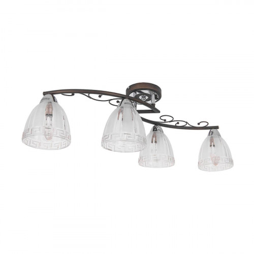 потолочная люстра idlamp nield 232/4pf-blackchrome в Рязани