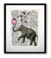 постер elephant and balloon а3 в Рязани