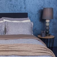 комплект постельного белья decoflux сатин семейный versaille grey в Рязани