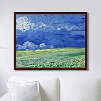 картина: wheatfields under thunderclouds, 1890г. в Рязани