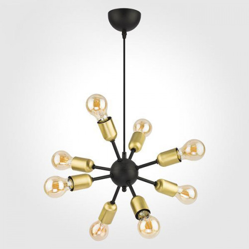 подвесная люстра tk lighting 1468 estrella black в Рязани