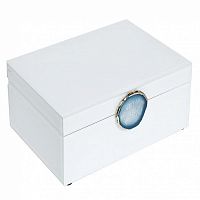 шкатулка для украшений белая 28x10x20 см в Рязани