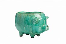 цветочный горшок pig planter голубой в Рязани