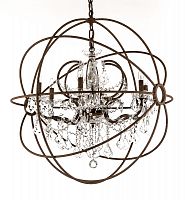 люстра foucault's orb crystal d75 антик (темная) коричневая в Рязани