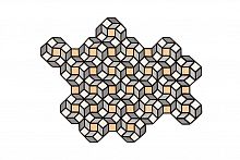 ковер parquet rhomb yellow 254x195 от gan в Рязани