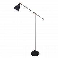 торшер arte lamp braccio a2054pn-1bk в Рязани