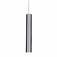 подвесной светодиодный светильник ideal lux ultrathin sp1 small round cromo в Рязани