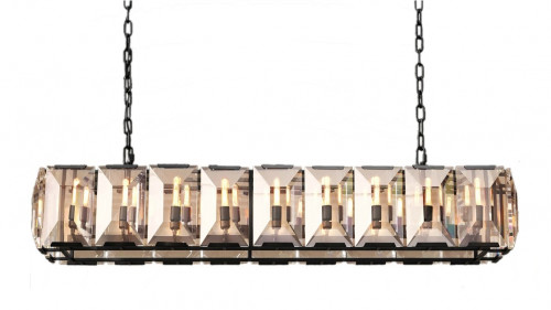 люстра harlow l130 черное основание, прозрачное стекло в Рязани