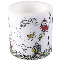 свеча большая moomin счастливое семейство, 8 см в Рязани