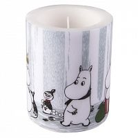 Свеча большая Moomin Зимнее путешествие, 8 см