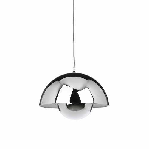 подвесной светильник flower pot диаметр 38 хром в Рязани