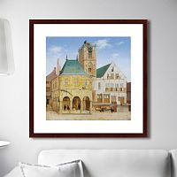 картина: the old town hall of amsterdam, 1657г. в Рязани