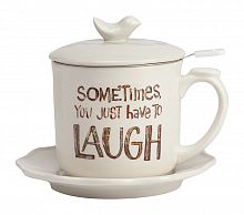 чайный набор sometimes you just have to laugh в Рязани