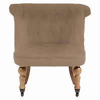 кресло amelie french country chair светло-коричневое в Рязани