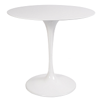 стол eero saarinen style tulip table top mdf d80 глянцевый белый в Рязани