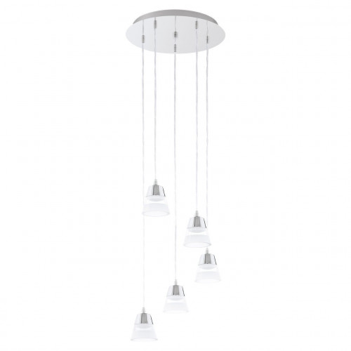 люстра дизайнерская indwell хром белая в Рязани