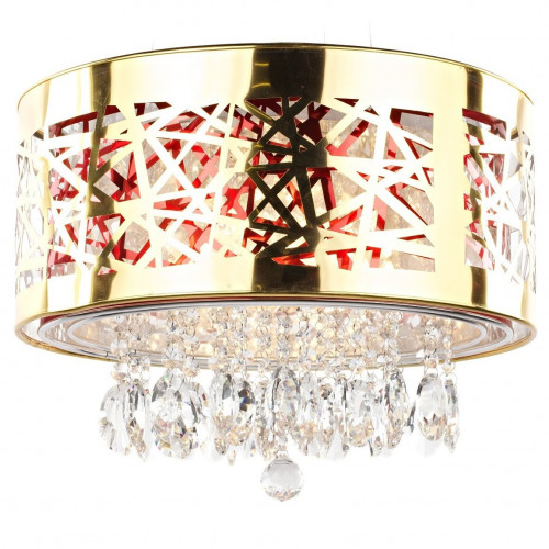 люстра nicolette золото, прозрачная в Рязани