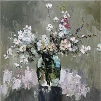 картина маслом красивые цветы fiori в Рязани
