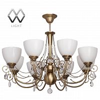 подвесная люстра mw-light фелиция 347016608 белая в Рязани