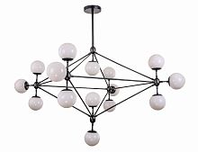 люстра modo 15 black+white черная, белые плафоны в Рязани