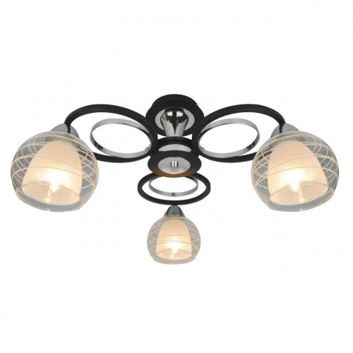потолочная люстра arte lamp ginevra a1604pl-3bk в Рязани