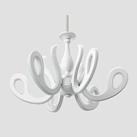 потолочная светодиодная люстра ambrella light orbital classic fk81/6 wh 292w d640 белая в Рязани