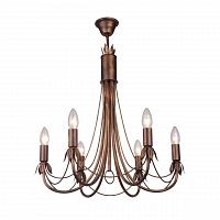 подвесная люстра toplight lucinda tl7350d-06br в Рязани