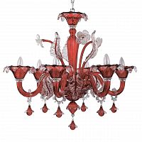 подвесная люстра ideal lux ca vendramin sp6 rosso в Рязани