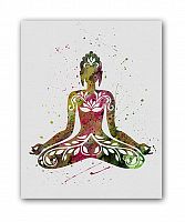 постер yoga а4 в Рязани