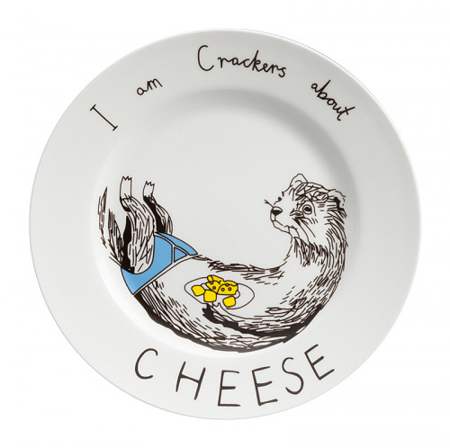 тарелка i am crackers about cheese в Рязани