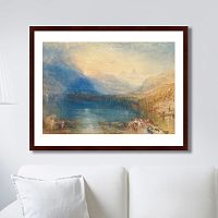 картина: the lake of zug, 1842г. в Рязани