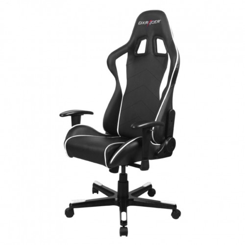 кресло геймерское dxracer formula черно-белое в Рязани