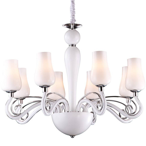 подвесная люстра arte lamp biancaneve a8110lm-8wh в Рязани