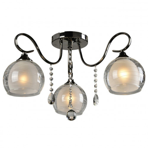 потолочная люстра idlamp merinella 877/3pf-darkchrome в Рязани