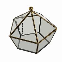 флорариум стеклянный в винтажном стиле diamond shape в Рязани