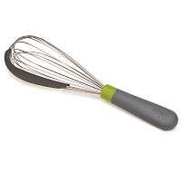 венчик со скребком 2-в-1 whiskle серо-зелёный в Рязани