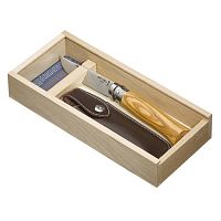 нож stainless steel с ручкой из оливы 8,5 см в Рязани
