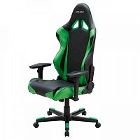 кресло геймерское dxracer racing черно-зеленое в Рязани