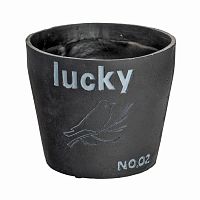 цветочный горшок lucky чёрный в Рязани