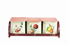 набор емкостей для хранения на подставке fruits в Рязани