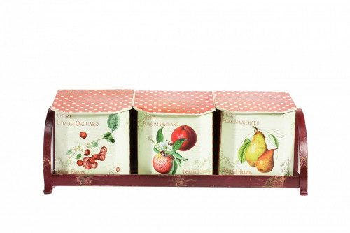 набор емкостей для хранения на подставке fruits в Рязани